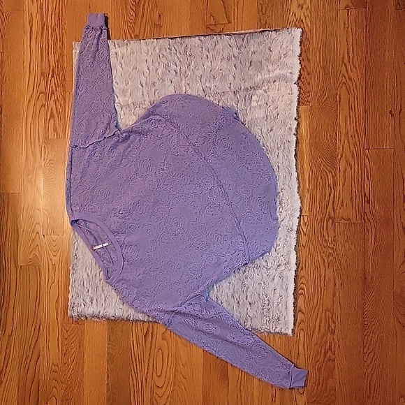 Free People Lavendar Lightweight Oversized Sweater, Women's Small! - Picture 1 of 9